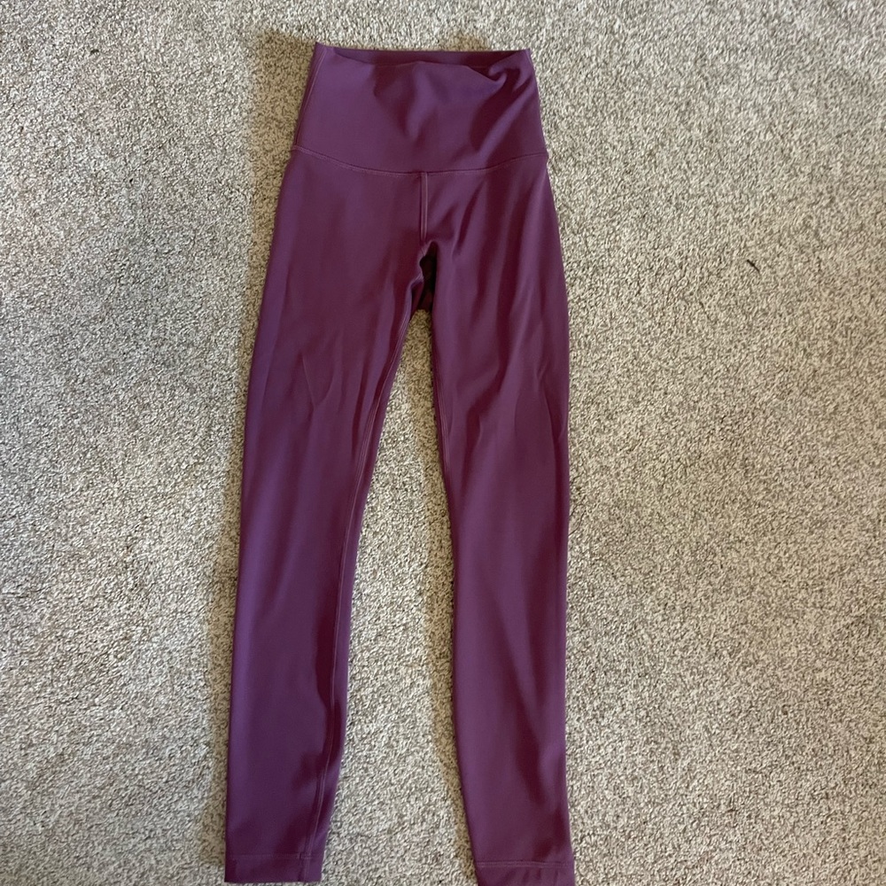 size 2 25’ inseam lululemon leggings in jubilee
